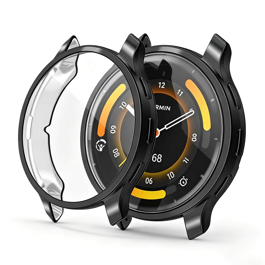 Schutzhülle für Garmin Venu 3/3S aus weichem TPU mit Display-Schutz in Schwarz und Transparent - Bild 3