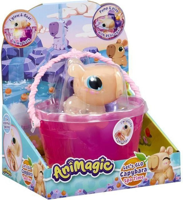Animagic Goliath Let's Glo Capybara Spa-Zeit, Interaktives Tier, Braun - Bild 1