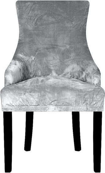 YZFZP Sesselbezug aus echtem Samtstoff mit elastischem Band, waschbarer Flügelback-Chair-Bezug für Armchairs, verschiedene Farben wie Champagnergrau, Dunkler Kaffee, Rotwein und Grau - Bild 1