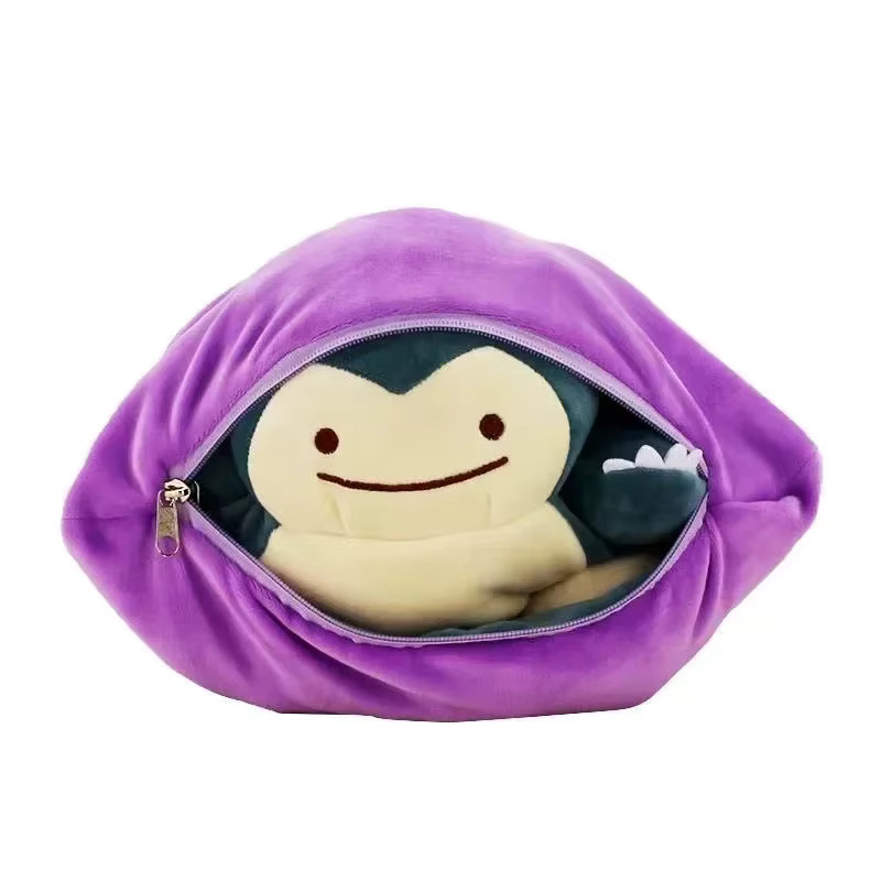 Pokémon Reversible Kissen, Ditto Transform Snorlax, Plüsch Spielzeug - Bild 2