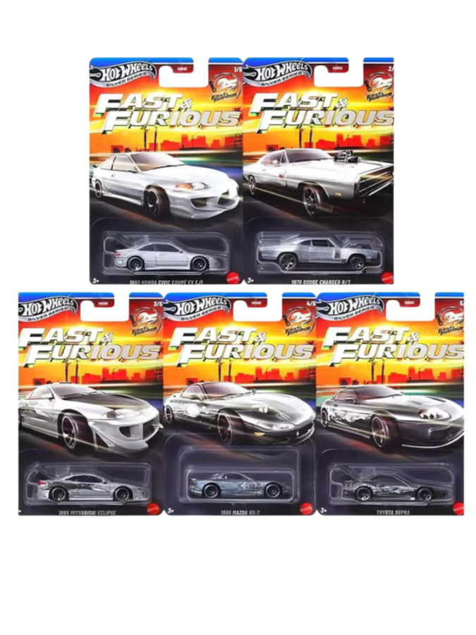Hot Wheels Fast & Furious, 1970 Dodge Toyota Supra, Druckguss-Modellauto, 1:64, ab 3 Jahren - Bild 3