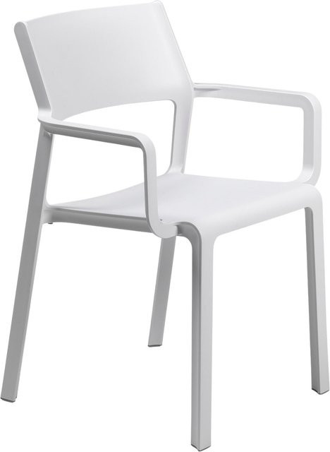 Nardi Trill Armlehnstuhl aus Kunststoff in Weiß für Garten, Balkon und Terrasse - Bild 1
