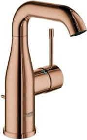 Grohe Waschtisch-Einhebelmischer Essence in Gold mit Ablaufgarnitur und schwenkbarem Auslauf - Bild 1