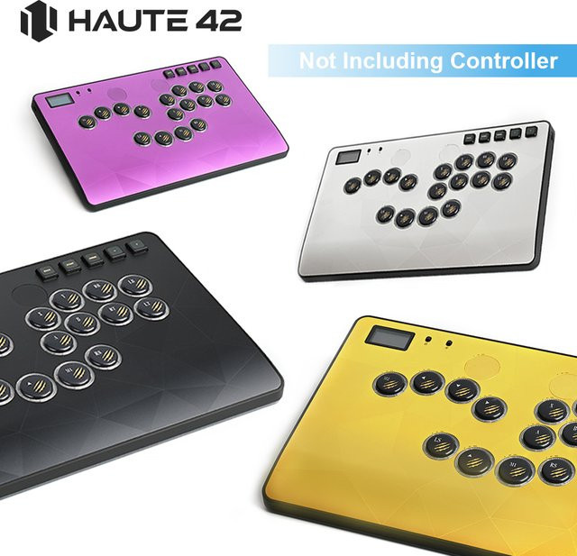 Haute42 Magnetisches Aluminiumlegierungs-Panel für HautePad C-AT Controller mit Diamantmuster in Silber - Bild 1