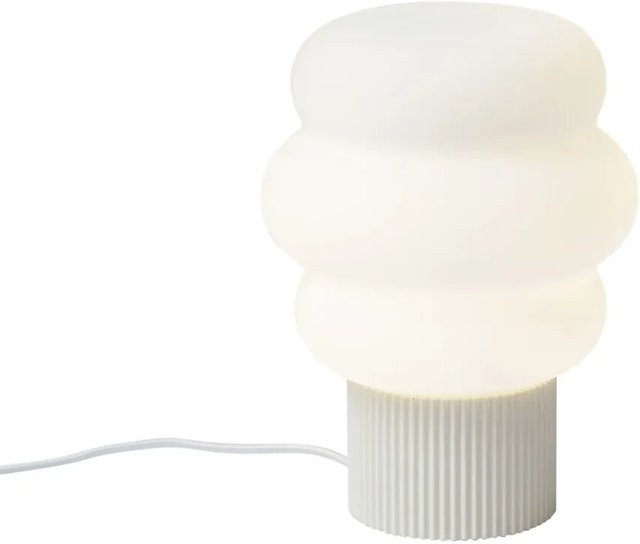 QAZQA Japandi Tischleuchte Kumo in Beige mit Opalglas - Bild 1