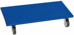 HMH Möbelroller HO 2er-Set in Blau mit TPE-Rollen, Breite: 60 cm, Tiefe: 30 cm, Durchmesser: 7,5 cm - Bild 1
