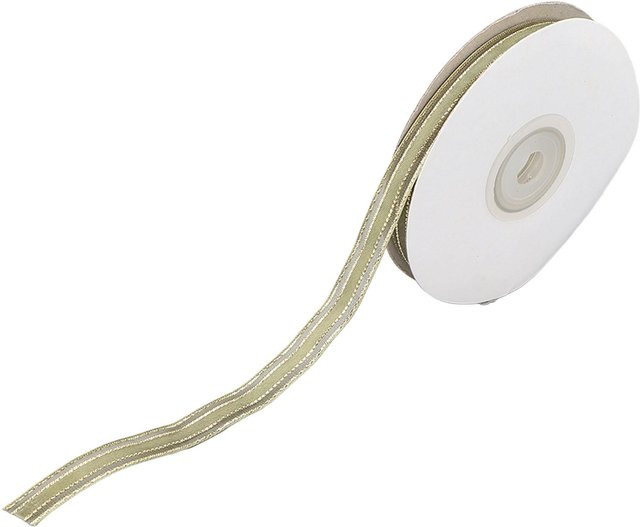 Koogeelife Polyester Chiffonband in Weiß zum Dekorieren von Hochzeitsbouquets und Girlanden - Bild 1