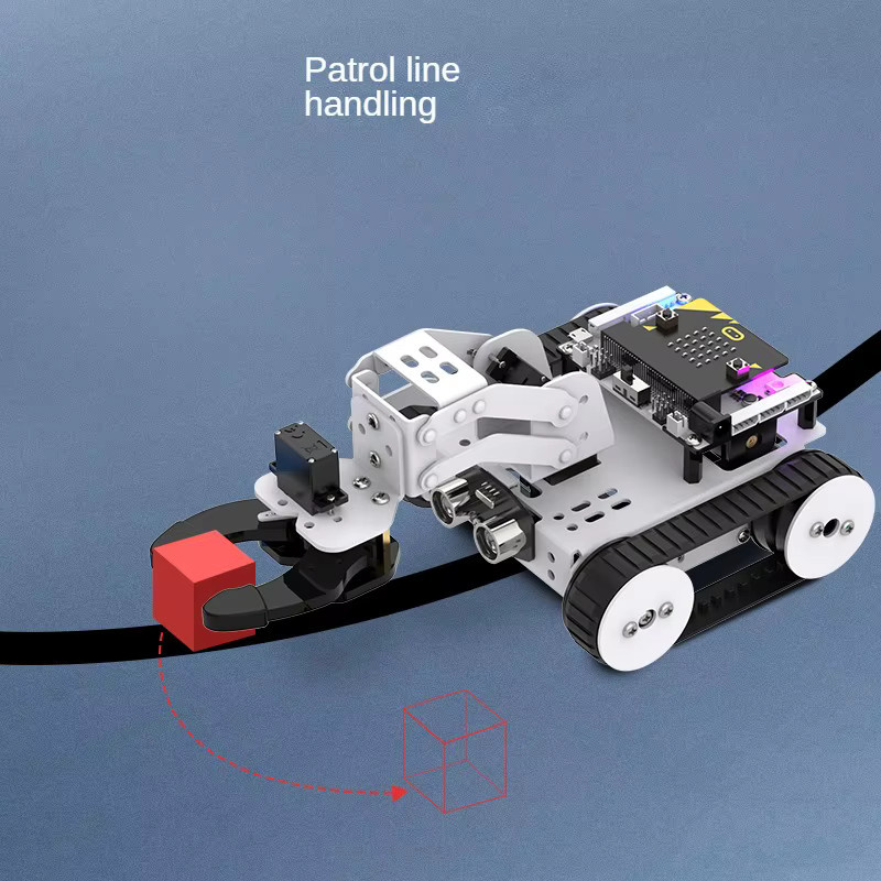 YoufangSmart Mikrobit Roboter Auto qtruck, DIY Kit, Crawler Trace RC Tank - Bild 4