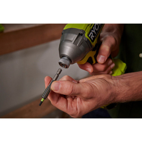 Ryobi Schlagbohrschrauber RID18BL-0 One+ mit 300 Nm Drehmoment und 1/4 Hex-Aufnahme in Grün - Bild 2