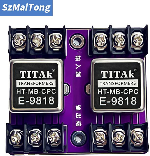 TITAK E-9818 Audio-Isolationstransformator Permalloy Konvertierungs-Audio-Isolator 600:600 20 Hz-20 kHz - Bild 1
