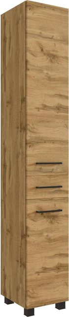 Held Möbel Hochschrank Florenz in Wotaneiche, Breite: 30 cm, Höhe: 180 cm - Bild 1