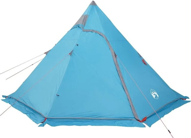 vidaXL Tipi-Campingzelt für 5 Personen in Blau, wasserdicht - Bild 1