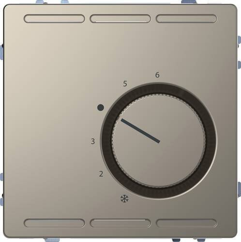 Merten Raumthermostat Schraubbefestigung aus Metall in Silber - Bild 1