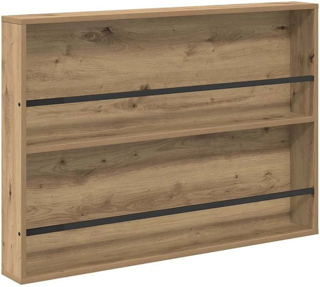 vidaXL Magazinregal Artisan-Eiche in Braun, Wandmontage, modern minimalistischer Stil, B/T/H: 100 x 12 x 70 cm - Bild 1