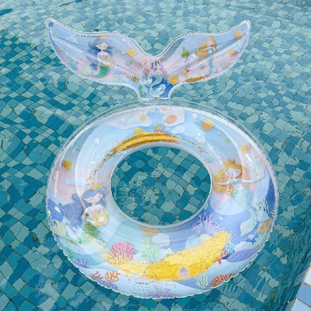 Rooxin Aufblasbarer Schwimmring für Erwachsene in Multicolour für Wassersport und Pool - Bild 1