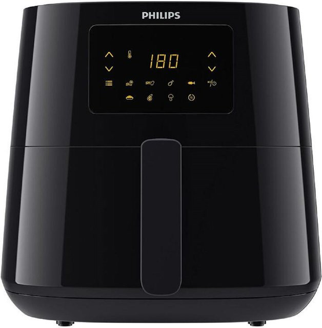 Philips Airfryer XL Heißluft-Fritteuse HD9270/96 Schwarz mit Digitalanzeige und App-Steuerung - Bild 1