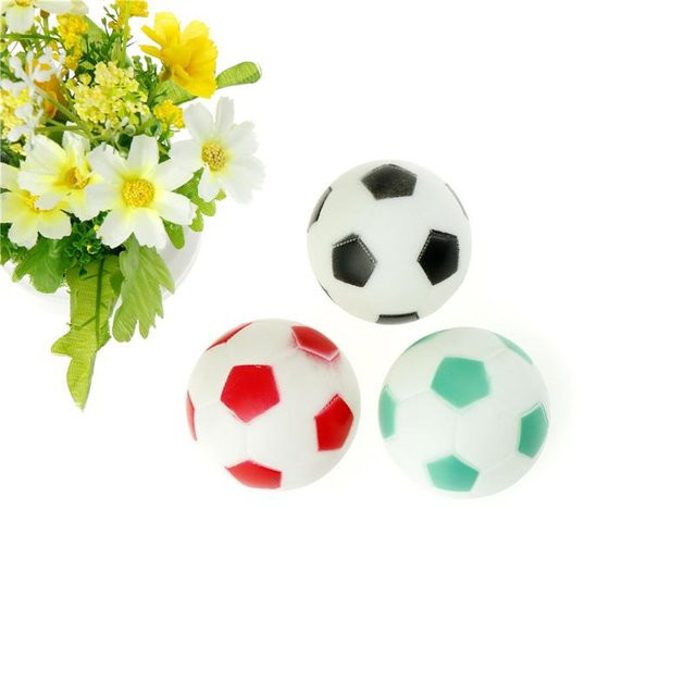 New Decade Hund Welpen Fußball Ball, Quietscheball mit Sound, weiß - Bild 1