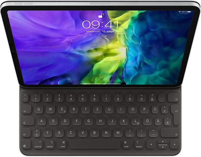 Apple Smart Keyboard Folio für das 11 Zoll iPad Pro (2. Generation) in Schwarz mit QWERTZ-Layout - Bild 1