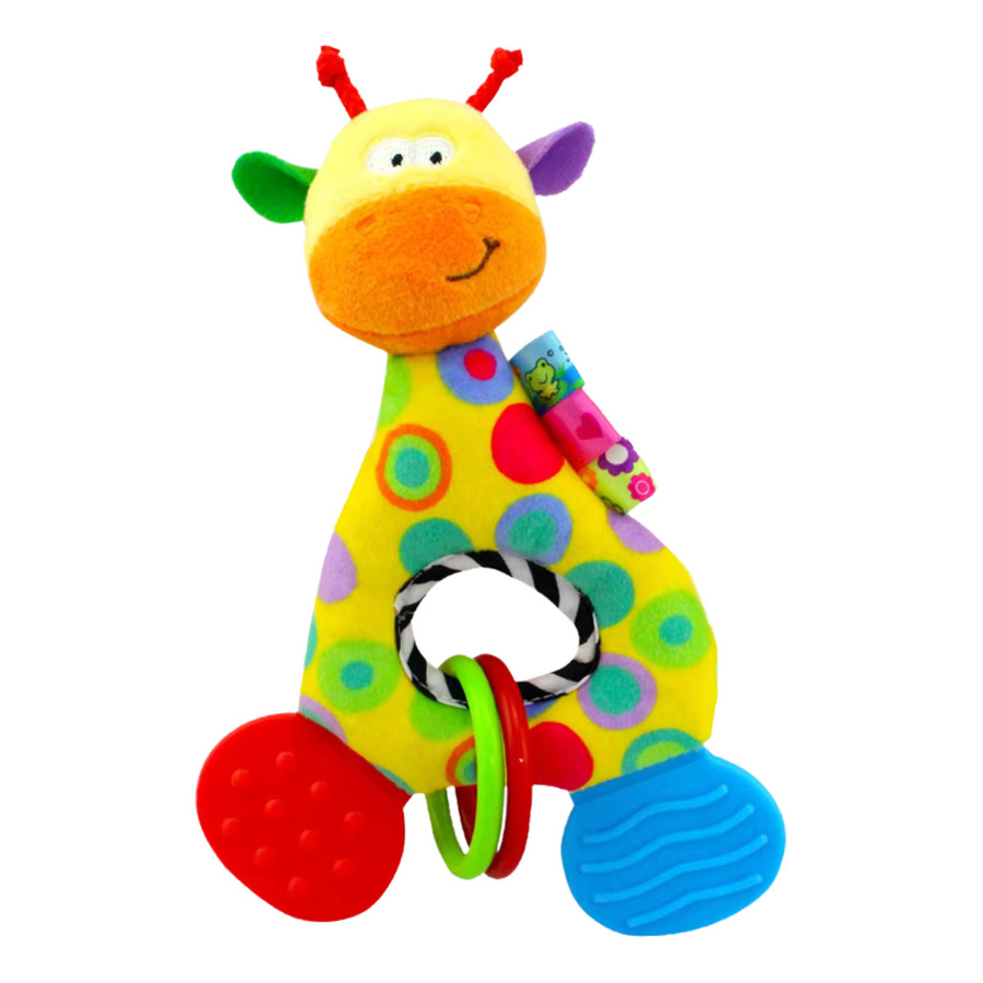 Datgo Giraffe Tier Rassel, Plüsch / Textil, Bunt / Mehrfarbig, ab 0 Jahre - Bild 4