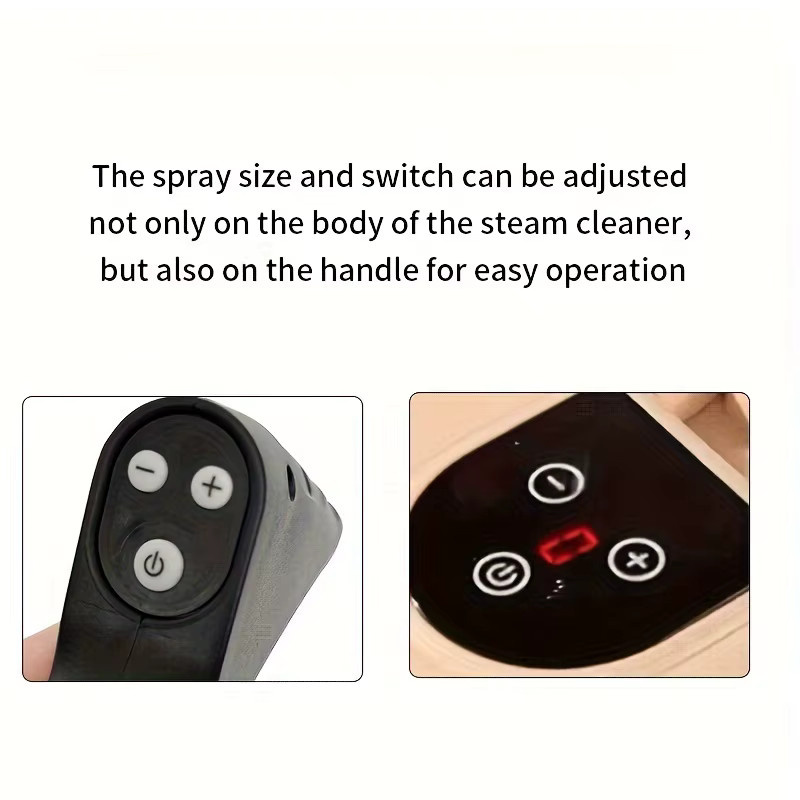 BALASHOV Handheld Dampfreiniger mit 2500W Hochdruck für Auto, Küche und Boden in Schwarz oder Weiß - Bild 5