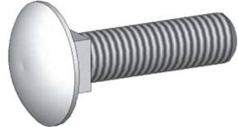 Siemens Flachrundschraube aus Stahl in Silber - Bild 1