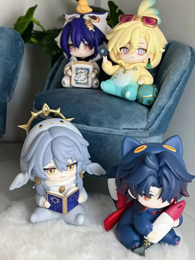 Bandai Honkai Star Rail Männliche Schlafsaal-Serie Blind Box, Q.Ver Mini Cartoon-Figur, Einzelfigur - Bild 4