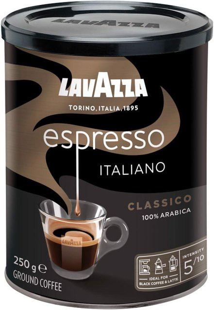 Lavazza Espresso Italiano Classico, gemahlener Kaffee, mittlere Röstung, 250g - Bild 1