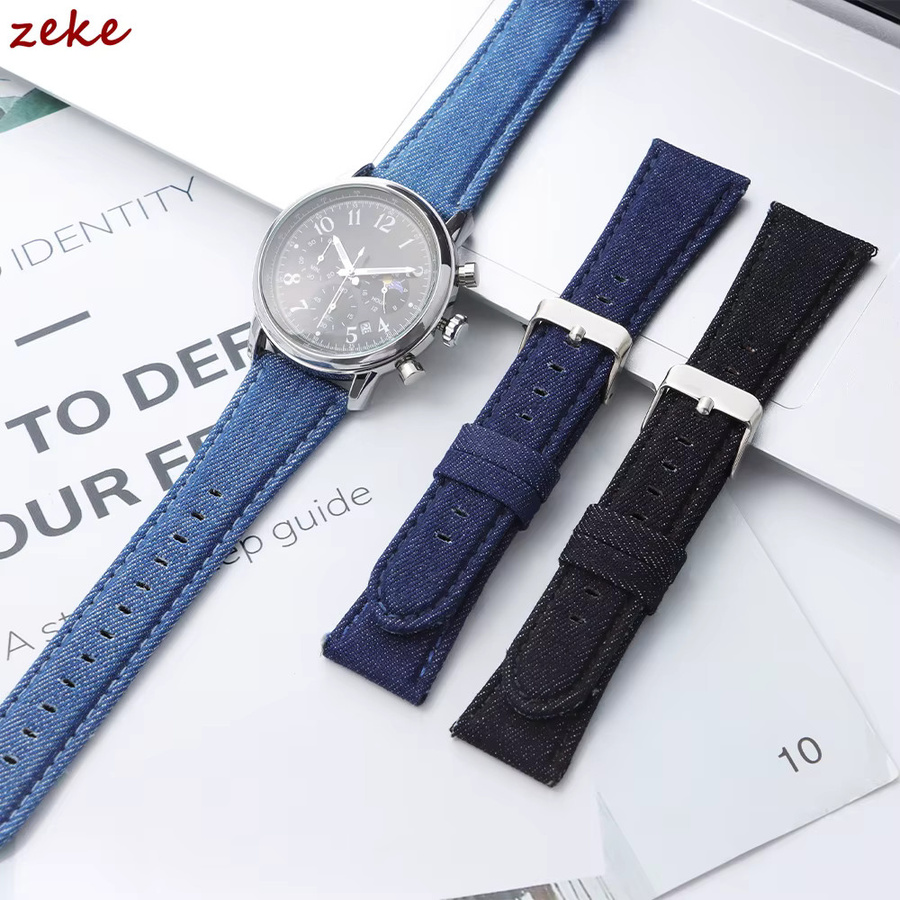 crazyband Uhrenarmband Nylon, Canvas, Unisex, 22mm, 24mm - Bild 3