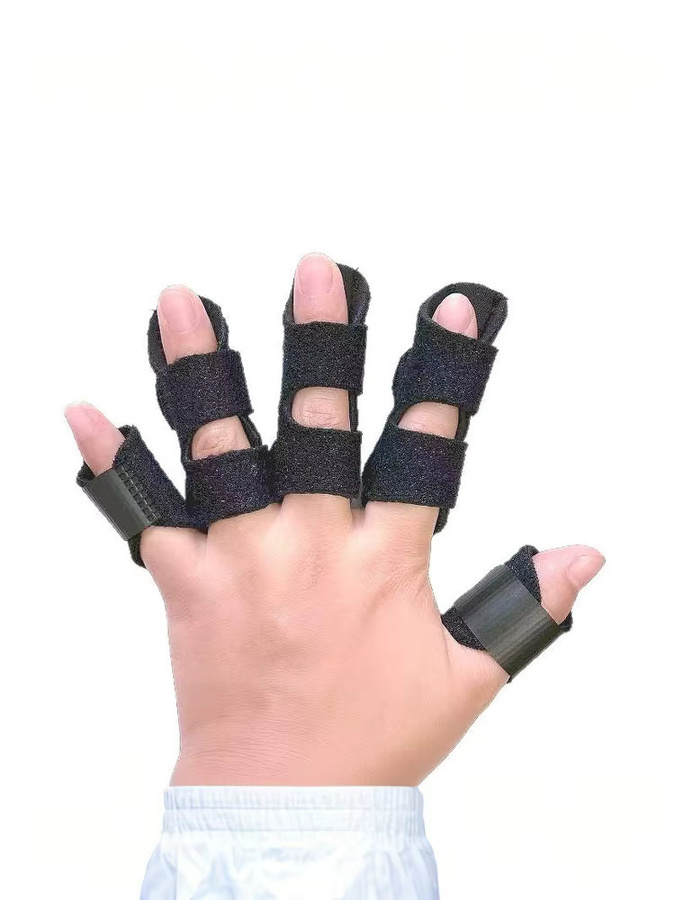 Heabety Fingerfixierungsschiene, geraderstellende Klammer, Aluminiumplattenunterstützung - Bild 3