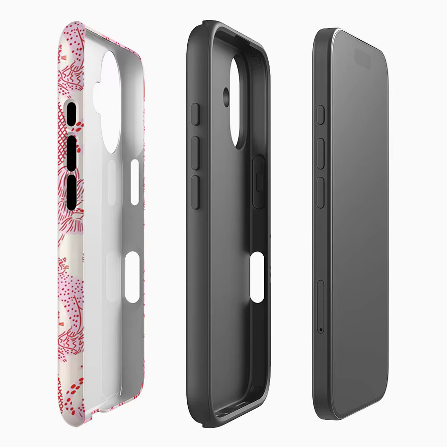 Potdemiel Cherry Paradise Pink Robuste Magnetische Handyhülle für iPhone 17 16 15 14 13 Pro Max Plus - Bild 2