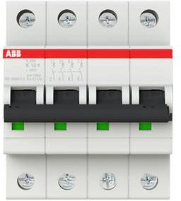 ABB S204-K10 Leitungsschutzschalter 10A 400V 2CDS254001R0427 - Bild 1