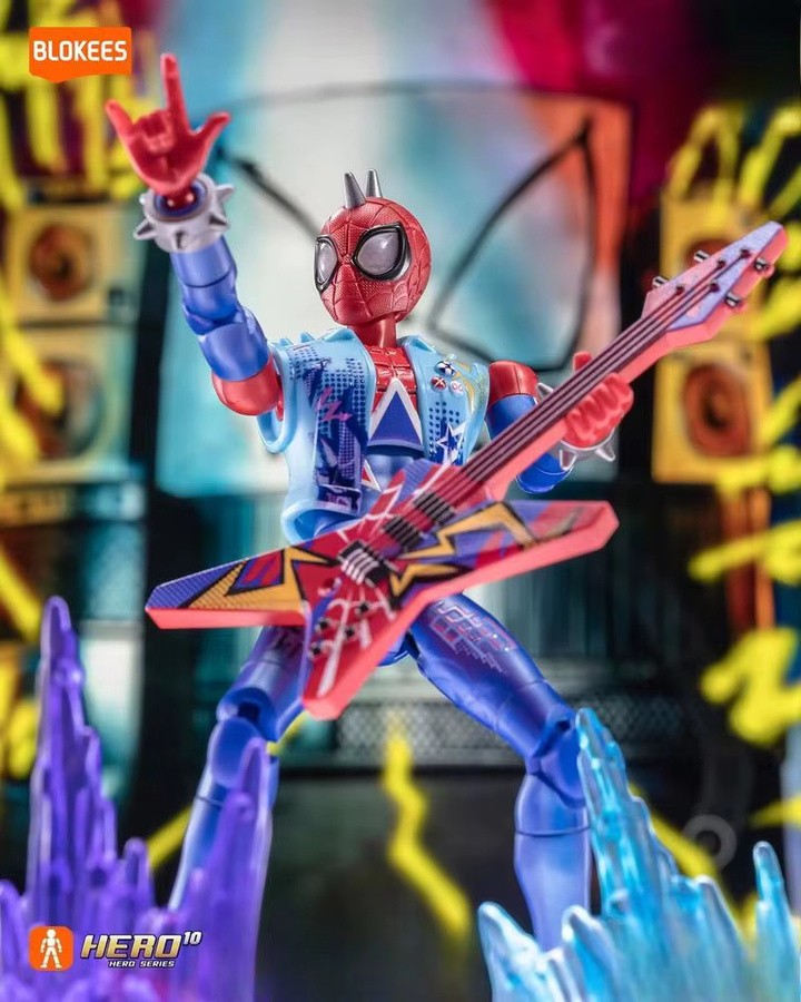 Blokees Marvel Spiderman Galaxy Version V6 Spider-Verse Actionfiguren, Mystery Box, multicolour - Bild 3