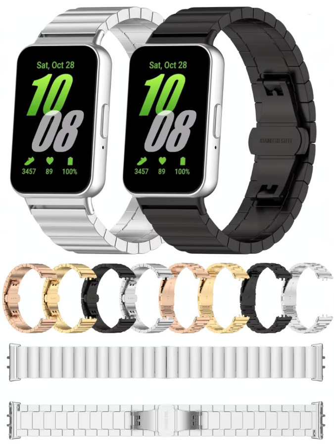 Samsung Uhrenarmband Edelstahl, Samsung Galaxy Fit 3, Unisex - Bild 4