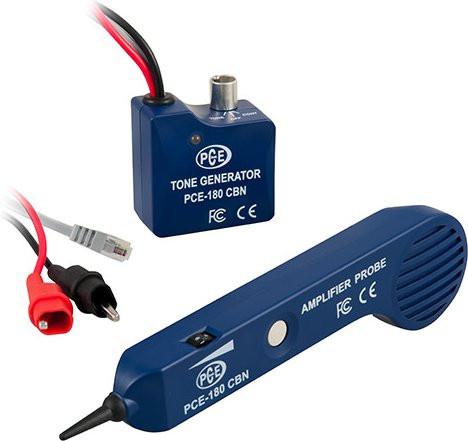 PCE Instruments Kabeltester und Leitungssucher PCE-180 CBN Kabelfinder im Taschenformat in Blau - Bild 1
