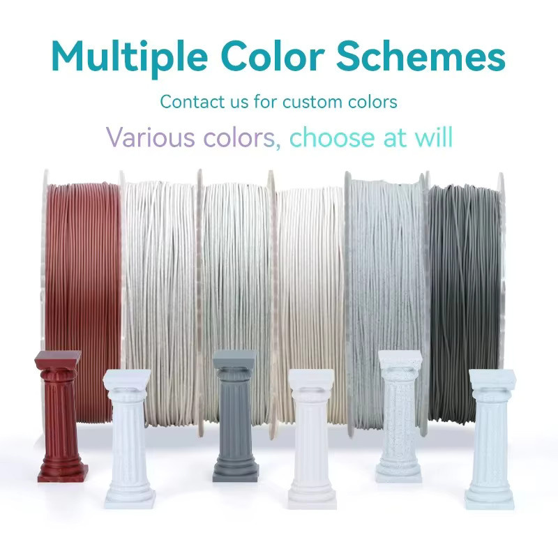 SUNLU Hochgeschwindigkeits-PLA-Marmorfilament Multicolor, 1,75 mm, 1 kg Spule für FDM-Drucker - Bild 2