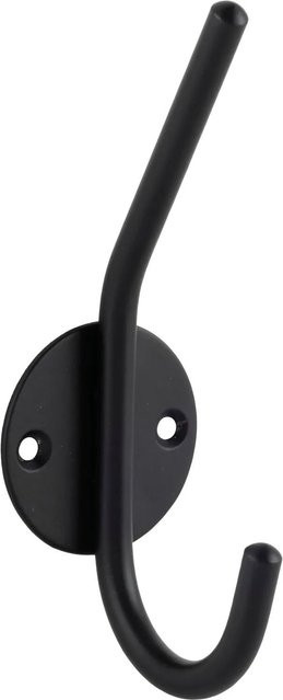 Technik Team Haken Eirene aus Stahl in Schwarz Matt, Breite: 5,0 cm, Höhe: 14,5 cm - Bild 1
