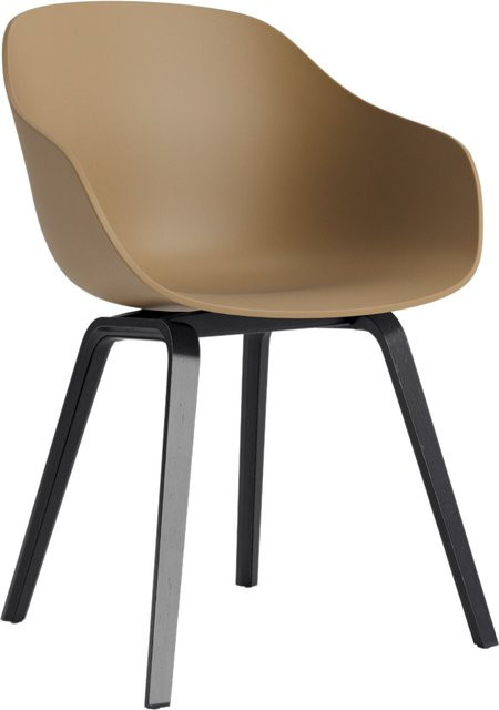 HAY About A Chair AAC 222 mit Armlehnen in Braun und Eiche - Bild 1