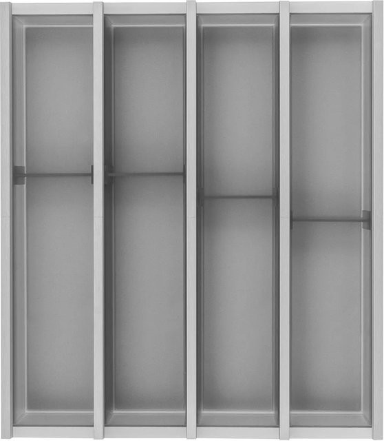Ninka Cuisio Besteckeinsatz für Legrabox aus Kunststoff in Graphit, B/T/H: 47,3 x 43,5 x 5,5 cm - Bild 1