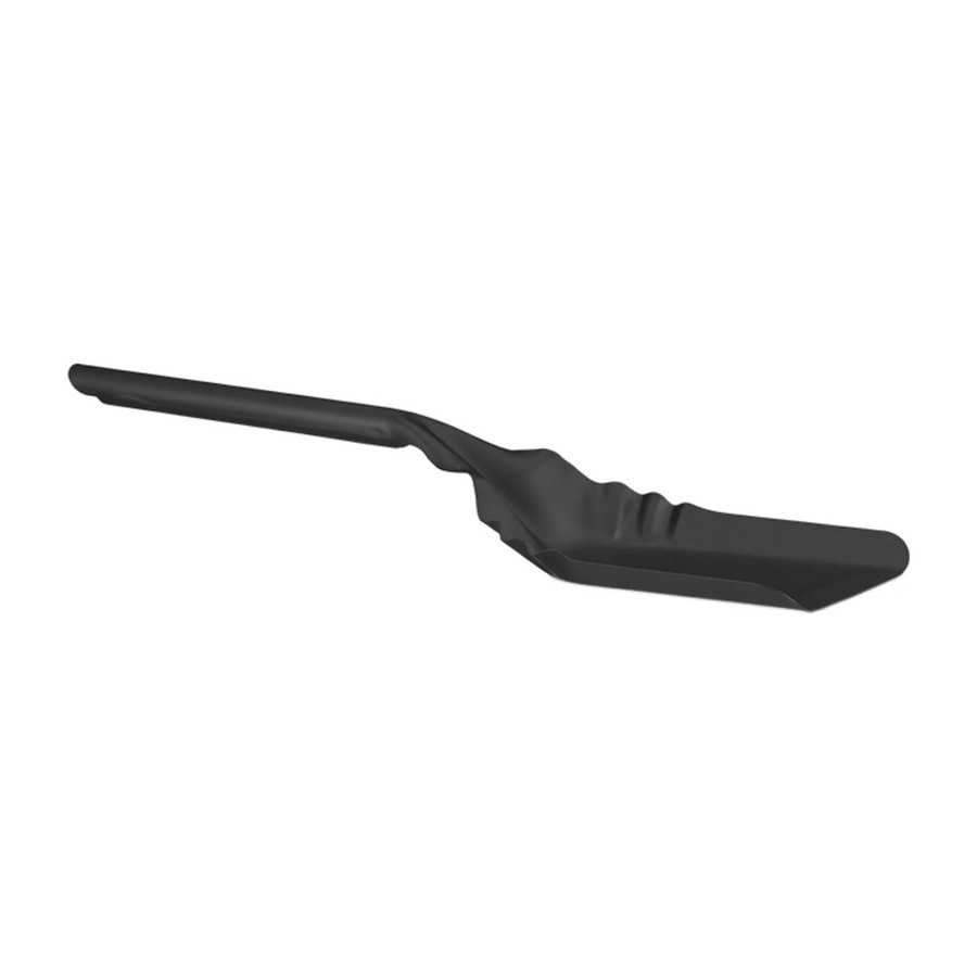 Relaxdays Kohlenschaufel aus Stahl in Schwarz, B: 14 cm, T: 5 cm, H: 49 cm - Bild 2