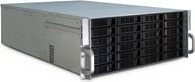 Inter-Tech IPC 4U-4424 Server-Gehäuse in Schwarz und Silber mit USB-A Anschlüssen - Bild 1