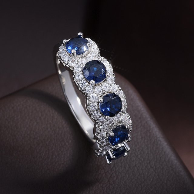 ZAKOLClassic Ringe, Kupfer, Silber, Zirkonia, Damen - Bild 1