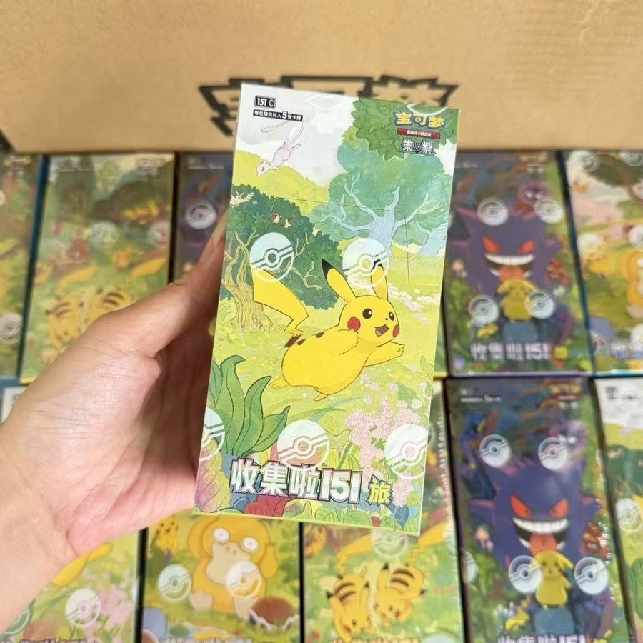 Pokémon Scarlet und Violet, Chinesische Booster-Packung, 151 Karten - Bild 2