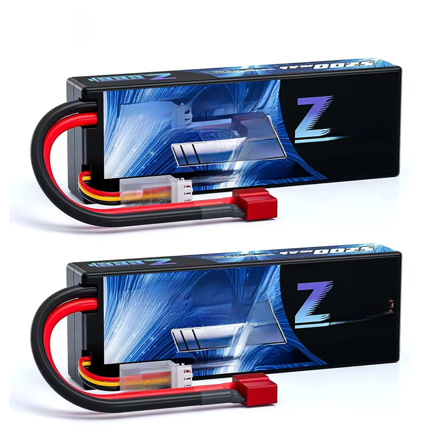 Zeee 2S 5200 mAh Lipo Batterie 80C mit T/XT60/EC5/EC3 Stecker 2-teiliges Set - Bild 6
