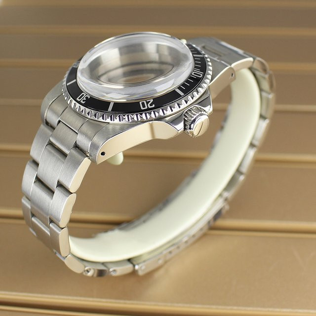FEIYASHI Uhrengehäuse Edelstahl, Acrylglas, 38 mm, für NH35 NH36 NH34 NH38 Uhrwerk - Bild 1