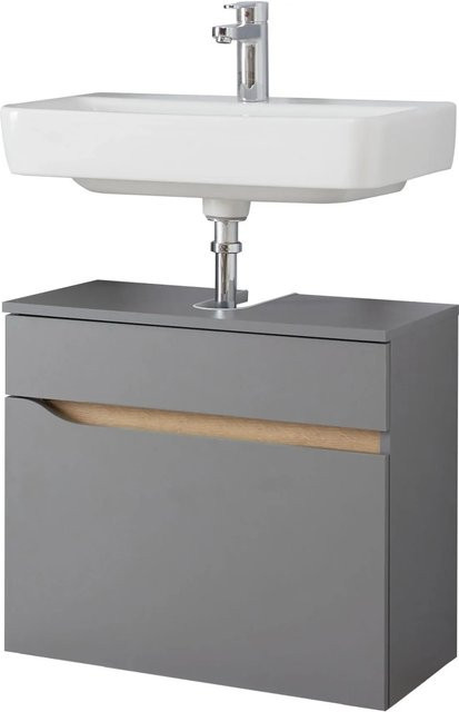 Pelipal Waschbeckenunterschrank Quickset 357 Quarzgrau Matt Touch Breite: 60 cm - Bild 1