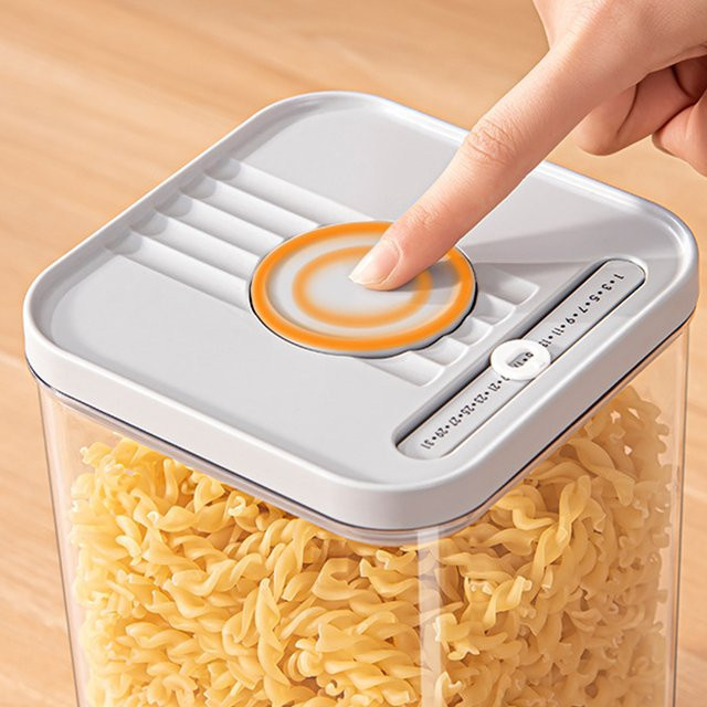 Willstar Lebensmittelversiegelungsgläser aus Glas mit Pop-Deckel, transparent, BPA-frei, 1,6 l - Bild 1