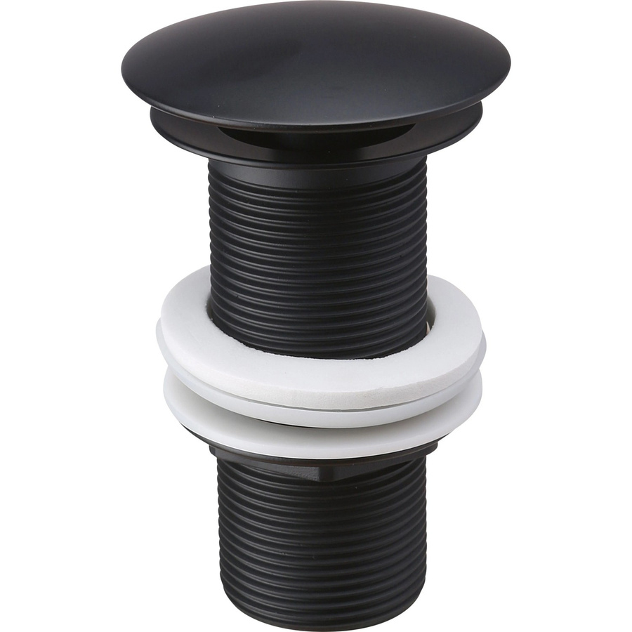 Sanpre Shaft-Ventil für Wasserablauf Schwarz Matt 1 1/4 Zoll - Bild 2