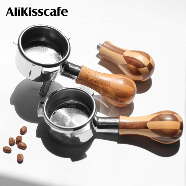 Sage 54mm Bottomless Siebträger in Silber für Breville Sage 870 878 879 Espressomaschinen Zubehör - Bild 1
