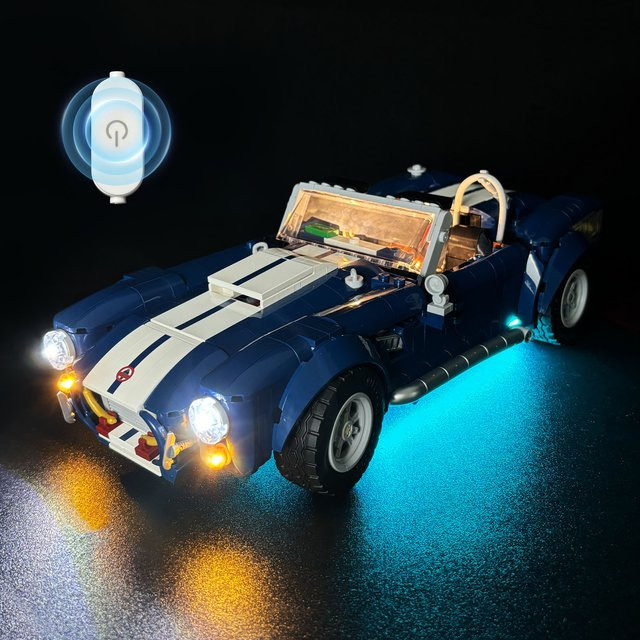 LYBMTWF LED-Beleuchtungsset, kompatibel mit Lego 10357 Shelby Cobra, multicolour, transparent - Bild 1