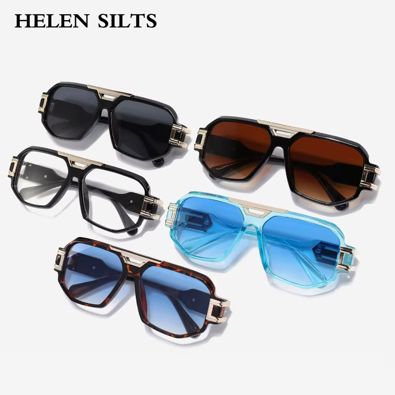 Helen Silts Sonnenbrille, quadratisch, Vollrand, schwarz, Damen - Bild 2
